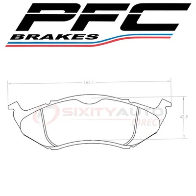 PFC Brakes Front Disc Brake Pad Set for 1993-2004 Chrysler Concorde - cg - Image 1 of 4