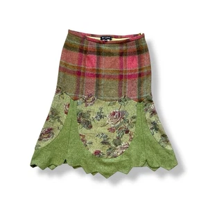 Falda midi rara ETRO Milano estampado floral para mujer talla 44 EU - Imagen 1 de 13