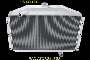 CHAMPION 3 ROW ALUMINUM RADIATOR 53 54 55 STUDEBAKER CHAMPION COMMANDER - Picture 1 of 3