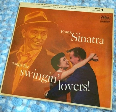 Frank Sinatra – Songs For Swingin' Lovers (Part 1) (Capitol 1956) 7" vinyl EP VG - Image 1 of 4