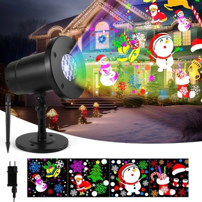 LED Laser Licht Projektor Innen Außen Lichteffekt Garten weihnachten Dekoration - Bild 1 von 4