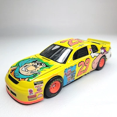 Revell 1:43 1997 Steve Grissom Flintstones Cartoon Network Diecast Car NASCAR 29 - Image 1 of 4