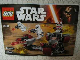 Lego Star Wars EMPIRE BATTLE PACK 75134 Instructions-Direction Manual Book Only