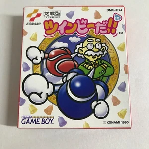 Pop'n TwinBee Twinbee Da GameBoy GB 1990 Region-Free Nintendo Konami Tested - Picture 1 of 16