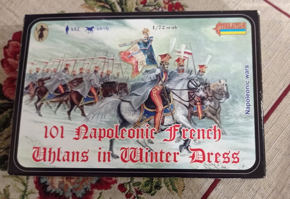 STRELETS 101 NAPOLEONIC FRENCH UHLANS IN WINTER DRESS SCALA 1/72 - Immagine 1 di 1