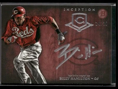 2014 Bowman Inception #SS-BH Билли Гамильтон серебро подписи авто #/25 - Изображение 1 из 2