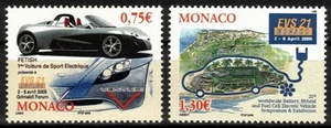 MONACO 2005 Kongress der Elektrofahrzeuge 2v postfrisch ** - Bild 1 von 1