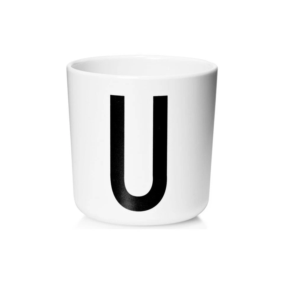 Design Letters Becher Trinkbecher 0,3 Liter Weiß Schwarz 20201000-U - Bild 1 von 1