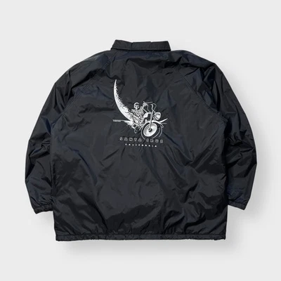 Vtg Y2K Dickies Santa Cruz California Coach Jacket, Harley Motorcycle Big Logo - Image 1 of 4