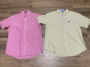 Lot Men Chaps Dover Arrow Button Up Shirts Large  - Picture 1 of 3