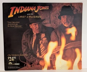 Indiana Jones Last Crusade 1989 Videothek beleuchtetes Ausstellungsblatt 110425WBAN-109 - Bild 1 von 3