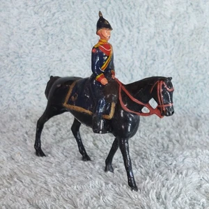 Lanarkshire Yeomanry 1908 vintage lead 1/32 toy soldier Britains repaint #H - Picture 1 of 12