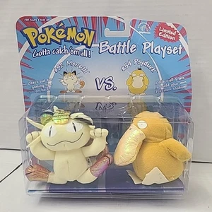 Vintage 1999 Pokémon Battle Playset Meowth vs Psyduck #52 #54 Limited Edition - Bild 1 von 3
