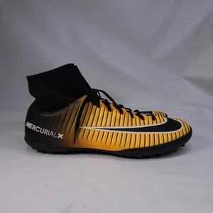 Nike Mercurial X Victory VI DF IC Soccer Shoes 903614-801 Size 9 Yellow Black - Picture 1 of 13