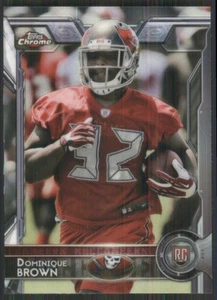 2015 Topps Chrome #179 Dominique Brown Tampa Bay Buccaneers 2033 - Picture 1 of 2