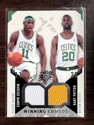 2004-05 SPx - Winning Combos Gary Payton, Marcus Banks #WC-BP (MEM) - Image 1 of 2