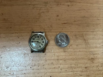 Vintage Pierce Waterproof  Military Watch SWISS Made 1940s Mechanical Winding - Image 1 of 3