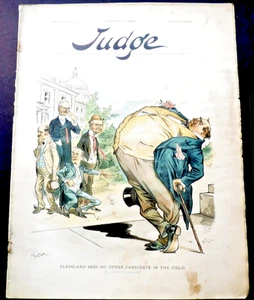 Judge, New York, September 7, 1895–Vol. 29, No. 725, Political Satire, Magazine. - Picture 1 of 9