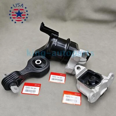 New 3× Engine & Transmission Mount 2014-2015 For Honda Civic Coupe 1.8L Auto US Foto 1 de 4