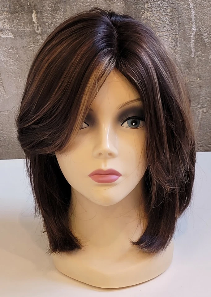 YAFFA WIGS NWT NEW 100% EUROPEAN VIRGIN HUMAN HAIR WIG 8-LYR-027 - Image 1 of 4