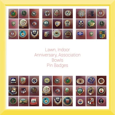 Lawn, Indoor, Association, Anniversary, Bowls Pin Badges Chose & Select - Image 1 of 4