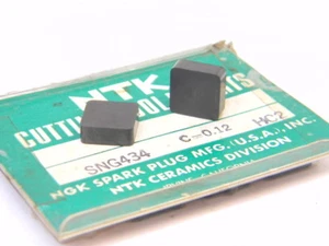 NEW SURPLUS 10PCS. NTK SNG 434 GRADE: HC2 CERAMIC INSERTS - Picture 1 of 1