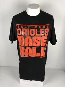 Baltimore Orioles Mens Large Shirt Black Genuine Merchandise 100% Cotton NWT - Picture 1 of 8