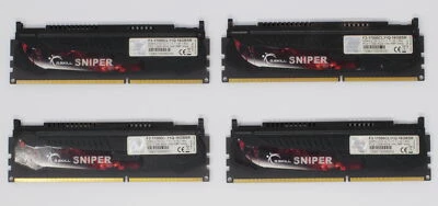 G.Skill 16 GB (4x4GB) F3-17000CL11Q-16GBSR PC3-17000 (DDR3-2133) RAM (#10504) - Bild 1 von 2