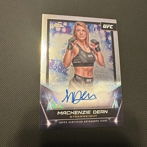 2024 TOPPS CHROME UFC MACKENZIE DERN UFC SIGNATURES AUTOGRAPH FNA-MDE - Picture 1 of 8