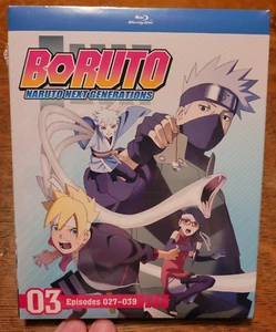 BORUTO Naruto Next Generations BLU-RAY Set 03 NEW 3 Three Episodes 027-039 Anime - Imagen 1 de 2
