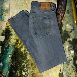 American Eagle Men's Jeans 30x30 Blue 360 Extreme Flex Denim Pants slim straight - Picture 1 of 6