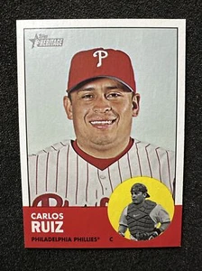 Béisbol Carlos Ruiz #139 2012 Topps Heritage QTY Filis de Filadelfia - Imagen 1 de 2