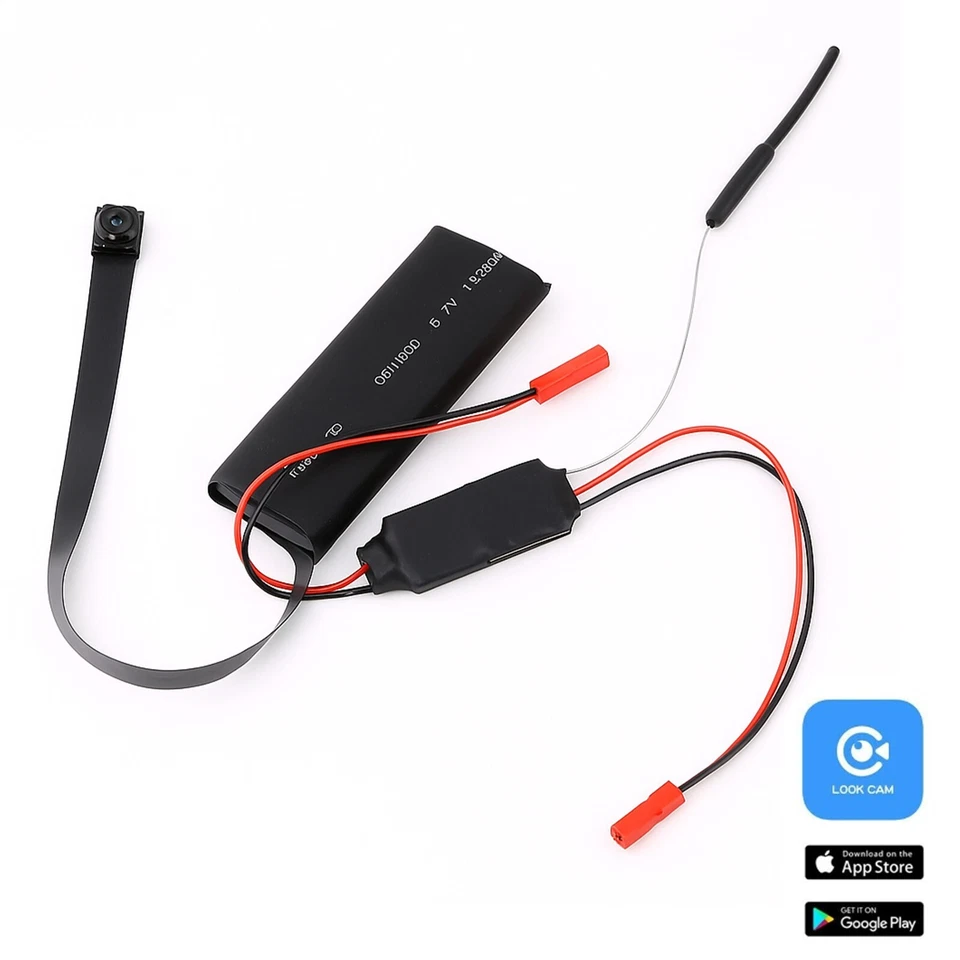 TELECAMERA micro camera minicam ahd ip wifi p2p audio 1ora facile ripresa video - Immagine 1 di 4