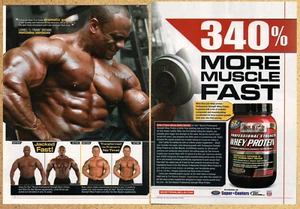 Six Star Muscle Protein Lionel L Train Brown - 2 Page Vintage Print Poster 2009 - Picture 1 of 5