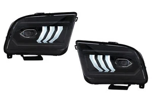 Phares LED pour Ford Mustang V Pre-Facelift 2005-2009 Feux Virage Dynamiques - Imagen 1 de 12