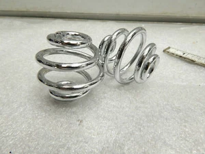 Pair 2" Solo Seat Springs Custom Chopper Bobber Chrome Motorcycle Sportster XS - Picture 1 of 3