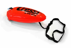 Cressi 15 Liter Premium Schwimmboje Swim-Buoy Fluo-Orange Swimming Safety Boje - Bild 1 von 8