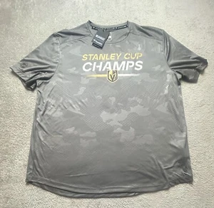 NWT! Las Vegas Golden Knights Shirt Men Gray Camo Fanatics 2023 Stanley Cup 3XL - Picture 1 of 5