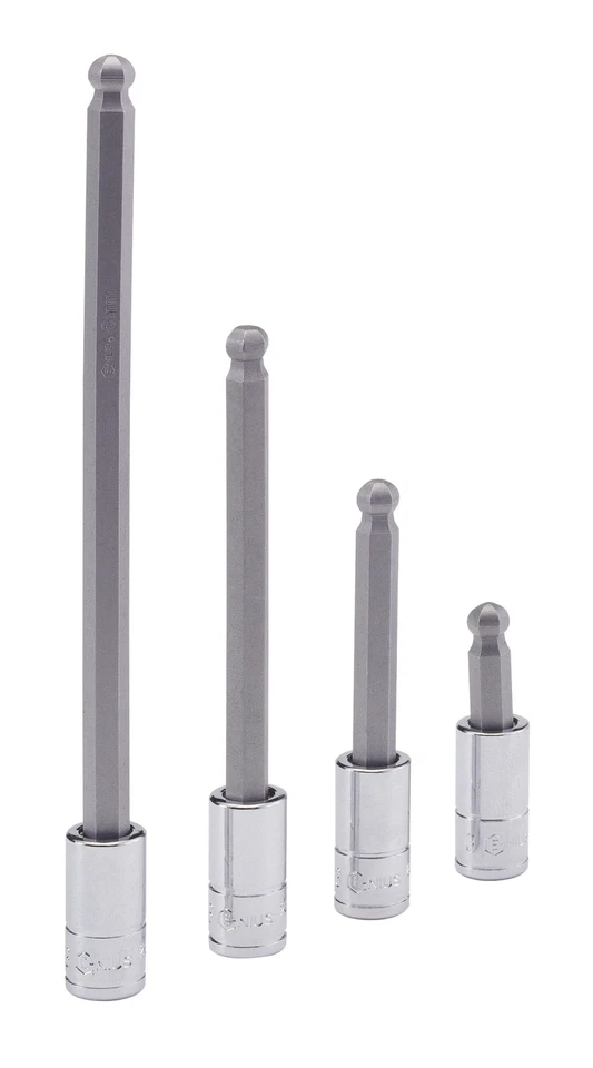 Soquete sextavado Genius Tools 1/4" Dr. 5mm oscilante, 45mmL - 208+4135 - Imagem 1 de 1