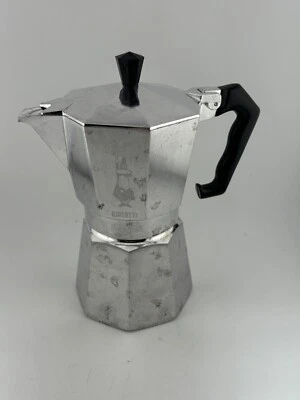 Bialetti Moka Express  Aluminium Stovetop Coffee Maker Percolator Pot Foto 1 de 4