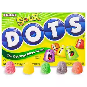 Sour Dots Bulk Gum drop Gummi Candy 5 Pounds Jelly Candies - Picture 1 of 4