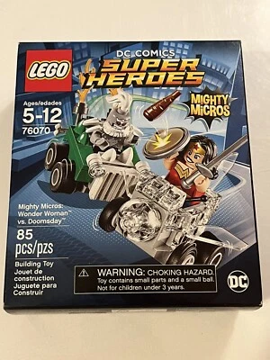 LEGO Mighty Micros Wonder Woman vs Doomsday # 76070 NEW Sealed RETIRED - Image 1 of 2