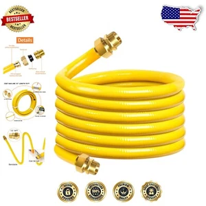 Sturdy 70 Ft Flexible Stainless Steel Gas Pipe for Propane & Natural Gas Systems - Picture 1 of 10