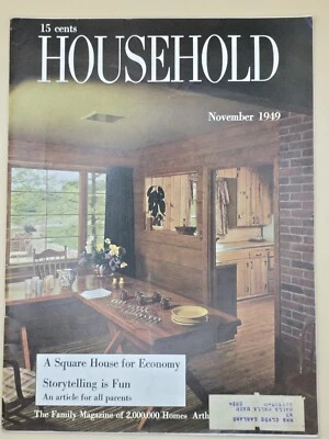 HOUSEHOLD- November 1949 - Storytelling is Fun - VTG Magazine - All parents - Image 1 of 3