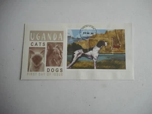 Uganda 2001 Cats and Dogs SGMS2322d  FDC - Picture 1 of 2