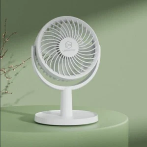 4 Speeds Strong Desk Fan with Elegant Apperance, Personal Portable 4 inch White - Picture 1 of 6