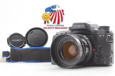 [Near MINT Hood] Minolta Maxxum Dynax Alpha7 a-7 α7 a7 AF 35-70mm f/4 Lens JAPAN - Image 1 of 4