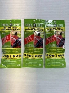 FUEL LIFE In Tank Fuel Stabilizing Filter 3 Packs (6 filters total) - Picture 1 of 2