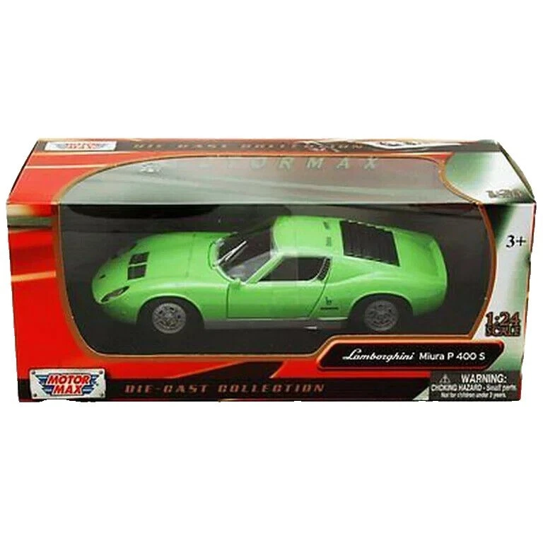 MOTORMAX LAMBORGHINI MIURA P 400 S 1/24 DIECAST CAR 73368 - Image 1 of 1