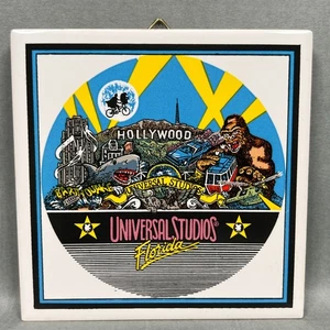Vintage Universal Studios Florida hängende Fliesen Plakette 4 1/4" x 4 1/4" Sammler - Bild 1 von 13